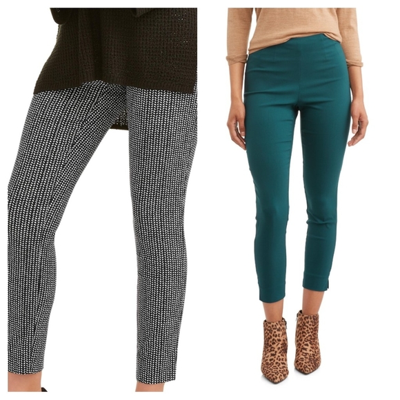 Time and Tru Pants - Bundle of 2 Millennial Stretch side zip pants